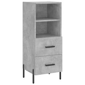 Skříň highboard betonově šedá 34,5x34x180 cm kompozitní dřevo - obrázek 5