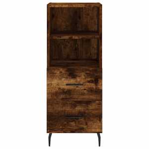 Skříň highboard kouřový dub 34,5 x 34 x 180 cm kompozitní dřevo - obrázek 6