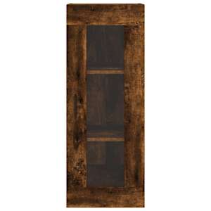 Skříň highboard kouřový dub 34,5 x 34 x 180 cm kompozitní dřevo - obrázek 8