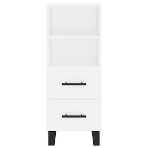 Skříň highboard bílá 34,5 x 34 x 180 cm kompozitní dřevo - obrázek 6