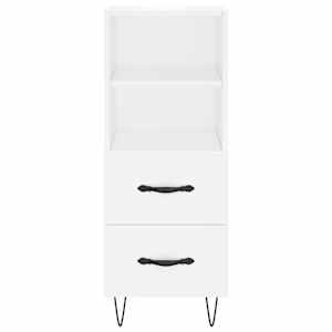 Skříň highboard bílá 34,5 x 34 x 180 cm kompozitní dřevo - obrázek 6