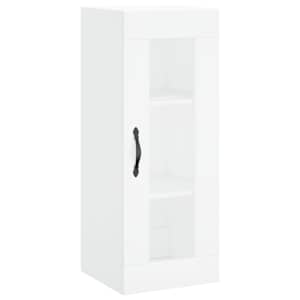 Skříň highboard bílá 34,5 x 34 x 180 cm kompozitní dřevo - obrázek 7