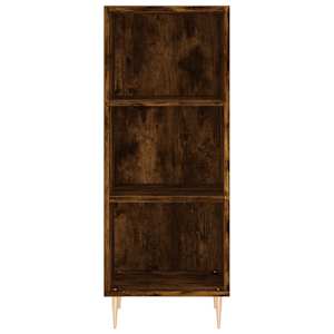 Skříň highboard kouřový dub 34,5 x 34 x 180 cm kompozitní dřevo - obrázek 8