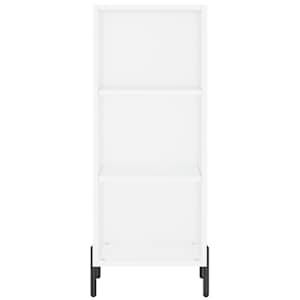 Skříň highboard bílá 34,5 x 34 x 180 cm kompozitní dřevo - obrázek 8