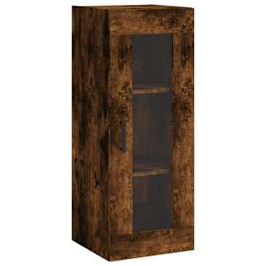 Skříň highboard kouřový dub 34,5 x 34 x 180 cm kompozitní dřevo - obrázek 5