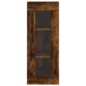 Skříň highboard kouřový dub 34,5 x 34 x 180 cm kompozitní dřevo - obrázek 6