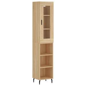 Skříň highboard dub sonoma 34,5 x 34 x 180 cm kompozitní dřevo - obrázek 2