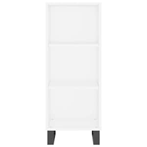 Skříň highboard bílá 34,5 x 34 x 180 cm kompozitní dřevo - obrázek 8