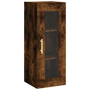 Skříň highboard kouřový dub 34,5 x 34 x 180 cm kompozitní dřevo - obrázek 5