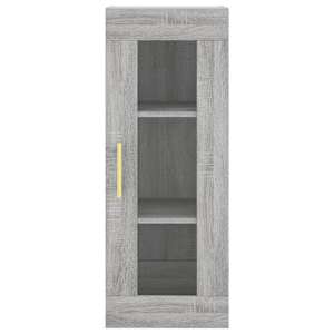 Skříň highboard šedá sonoma 34,5 x 34 x 180 cm kompozitní dřevo - obrázek 6