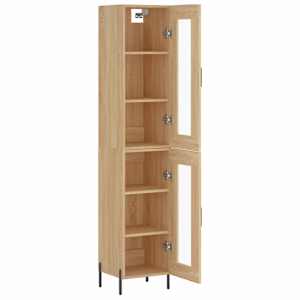 Skříň highboard dub sonoma 34,5 x 34 x 180 cm kompozitní dřevo - obrázek 4