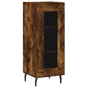 Skříň highboard kouřový dub 34,5 x 34 x 180 cm kompozitní dřevo - obrázek 7
