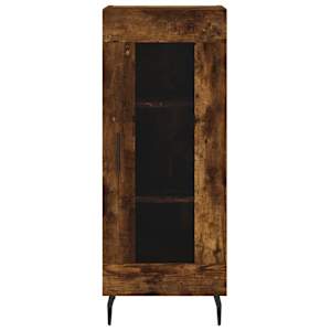 Skříň highboard kouřový dub 34,5 x 34 x 180 cm kompozitní dřevo - obrázek 8