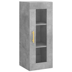 Skříň highboard betonově šedá 34,5x34x180 cm kompozitní dřevo - obrázek 5