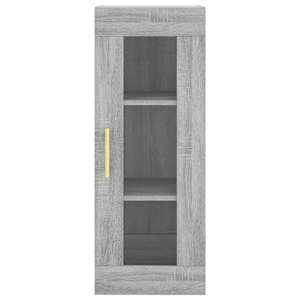 Skříň highboard šedá sonoma 34,5 x 34 x 180 cm kompozitní dřevo - obrázek 6
