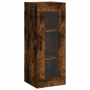 Skříň highboard kouřový dub 34,5 x 34 x 180 cm kompozitní dřevo - obrázek 5