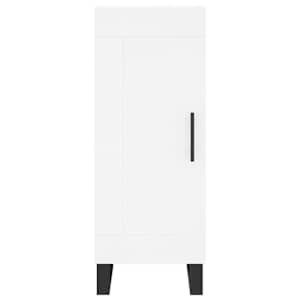 Skříň highboard bílá 34,5 x 34 x 180 cm kompozitní dřevo - obrázek 8