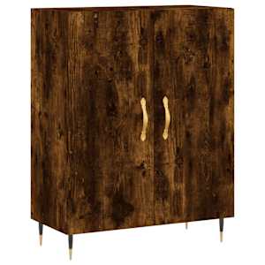 Skříň highboard kouřový dub 69,5 x 34 x 180 cm kompozitní dřevo - obrázek 6