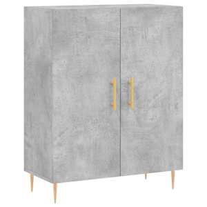 Skříň highboard betonově šedá 69,5x34x180 cm kompozitní dřevo - obrázek 7