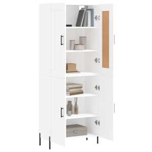 vidaXL Highboard Wei&szlig; 69,5x34x180 cm Holzwerkstoff