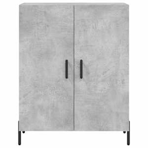 Skříň highboard betonově šedá 69,5x34x180 cm kompozitní dřevo - obrázek 8