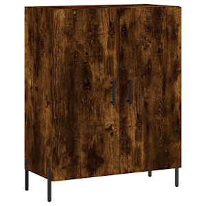 Skříň highboard kouřový dub 69,5 x 34 x 180 cm kompozitní dřevo - obrázek 7