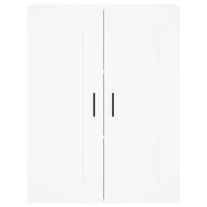 Skříň highboard bílá 69,5 x 34 x 180 cm kompozitní dřevo - obrázek 6