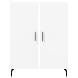 Skříň highboard bílá 69,5 x 34 x 180 cm kompozitní dřevo - obrázek 8