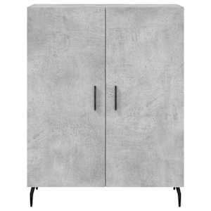 Skříň highboard betonově šedá 69,5x34x180 cm kompozitní dřevo - obrázek 8