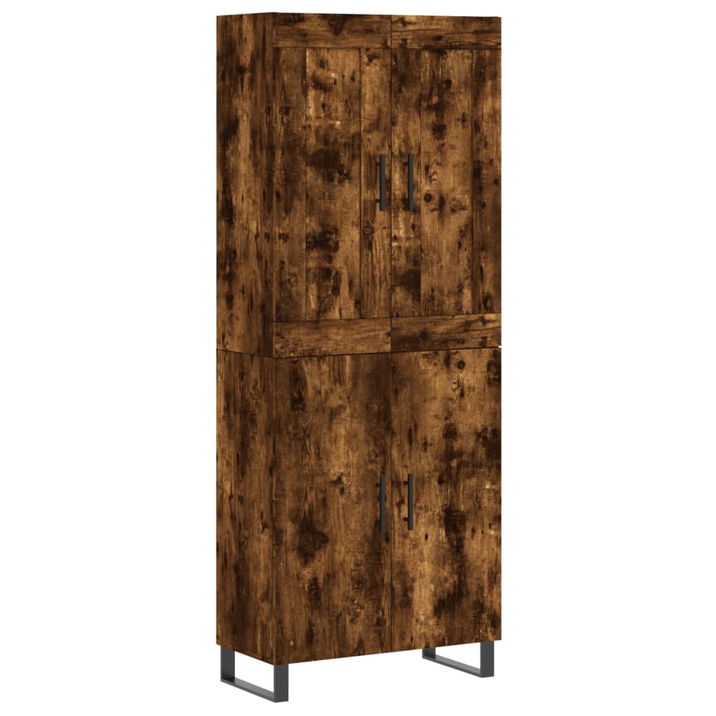 vidaXL SkĹ™Ă­Ĺ� highboard kouĹ™ovĂ˝ dub 69,5 x 34 x 180 cm kompozitnĂ­ dĹ™evo