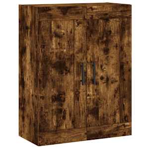 Skříň highboard kouřový dub 69,5 x 34 x 180 cm kompozitní dřevo - obrázek 5