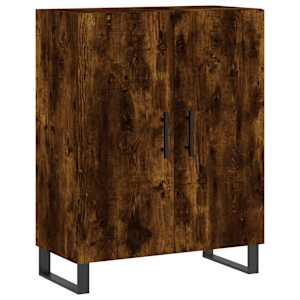 Skříň highboard kouřový dub 69,5 x 34 x 180 cm kompozitní dřevo - obrázek 7