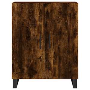 Skříň highboard kouřový dub 69,5 x 34 x 180 cm kompozitní dřevo - obrázek 8