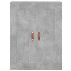 Skříň highboard betonově šedá 69,5x34x180 cm kompozitní dřevo - obrázek 6