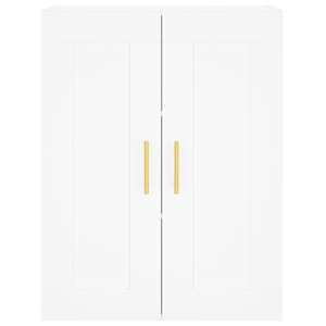 Skříň highboard bílá 69,5 x 34 x 180 cm kompozitní dřevo - obrázek 6