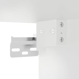Skříň highboard bílá 69,5 x 34 x 180 cm kompozitní dřevo - obrázek 9