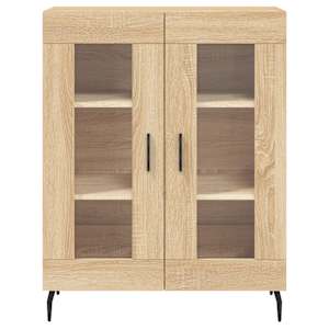 Skříň highboard dub sonoma 69,5 x 34 x 180 cm kompozitní dřevo - obrázek 8
