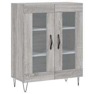 Skříň highboard šedá sonoma 69,5 x 34 x 180 cm kompozitní dřevo - obrázek 7
