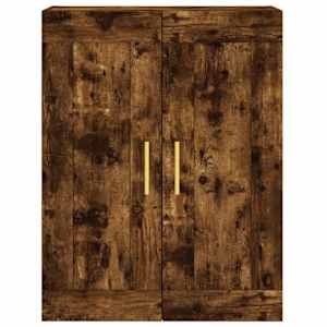 Skříň highboard kouřový dub 69,5 x 34 x 180 cm kompozitní dřevo - obrázek 6