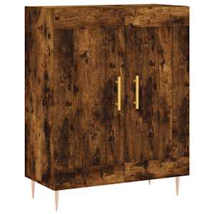 Skříň highboard kouřový dub 69,5 x 34 x 180 cm kompozitní dřevo - obrázek 7