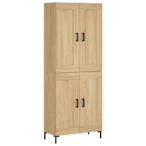 Skříň highboard dub sonoma 69,5 x 34 x 180 cm kompozitní dřevo - obrázek 2