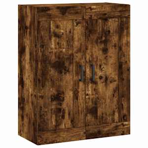 Skříň highboard kouřový dub 69,5 x 34 x 180 cm kompozitní dřevo - obrázek 5