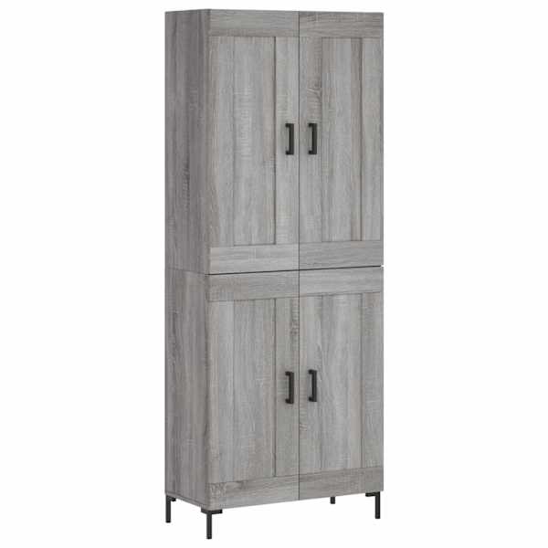 vidaXL k&otilde;rge kapp, hall Sonoma tamm, 69,5 x 34 x 180 cm, tehispuit
