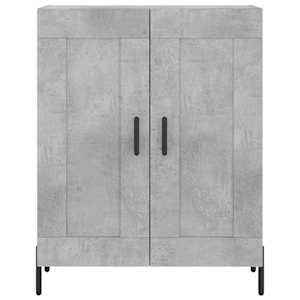 Skříň highboard betonově šedá 69,5x34x180 cm kompozitní dřevo - obrázek 8