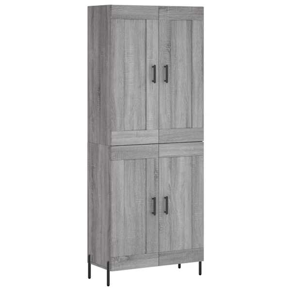 vidaXL k&otilde;rge kapp, hall Sonoma tamm, 69,5 x 34 x 180 cm, tehispuit