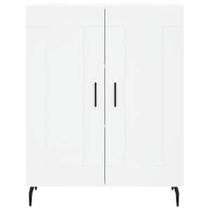 Skříň highboard bílá 69,5 x 34 x 180 cm kompozitní dřevo - obrázek 8