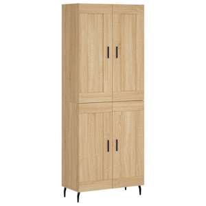 Skříň highboard dub sonoma 69,5 x 34 x 180 cm kompozitní dřevo - obrázek 2