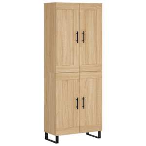 Skříň highboard dub sonoma 69,5 x 34 x 180 cm kompozitní dřevo - obrázek 2