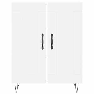 Skříň highboard bílá 69,5 x 34 x 180 cm kompozitní dřevo - obrázek 8