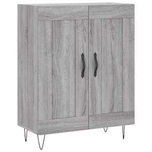 Skříň highboard šedá sonoma 69,5 x 34 x 180 cm kompozitní dřevo - obrázek 7